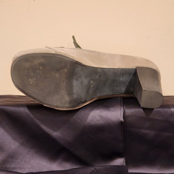 Excellent US8.5Jeffrey Campbell Platform LaceUp Boot LITA Greenish Khaki - Picture 8 of 13